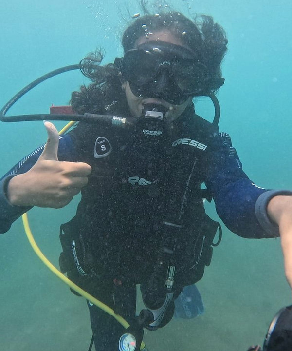 Underwater photo example